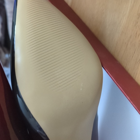 Hombre Red And Black Stiletto 4 Inch Heels Size 10.5 - Picture 8 of 9